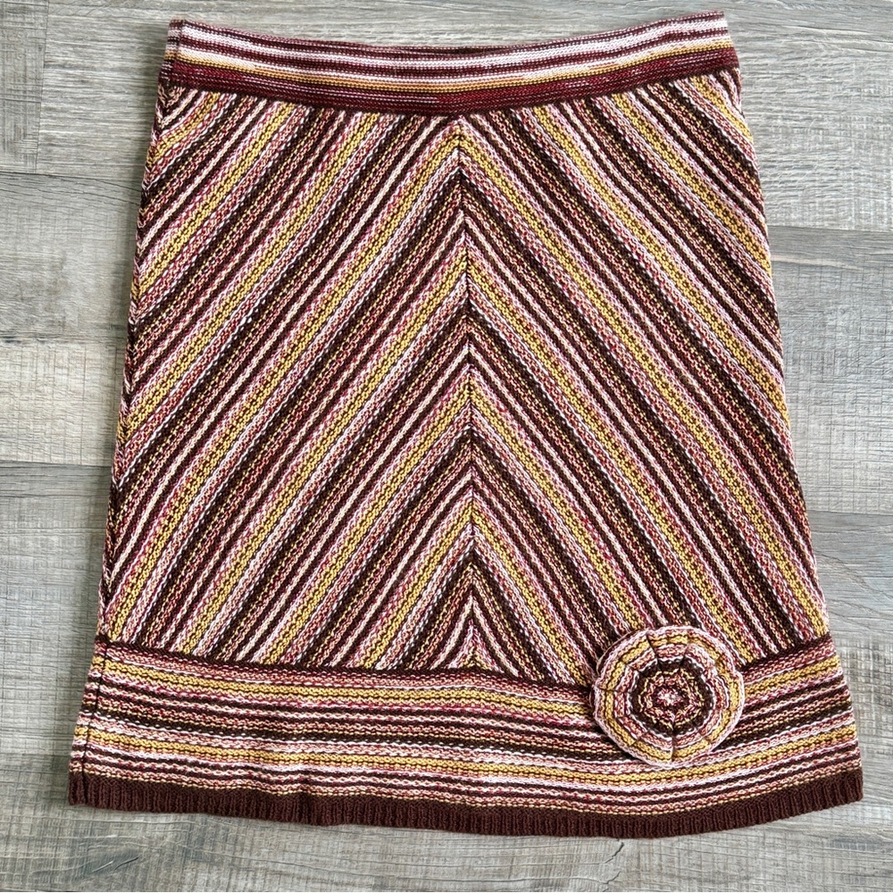 Anthropologie Viola Chevron Knit Sweater Pencil Skirt (size XS) - Picture 6 of 9